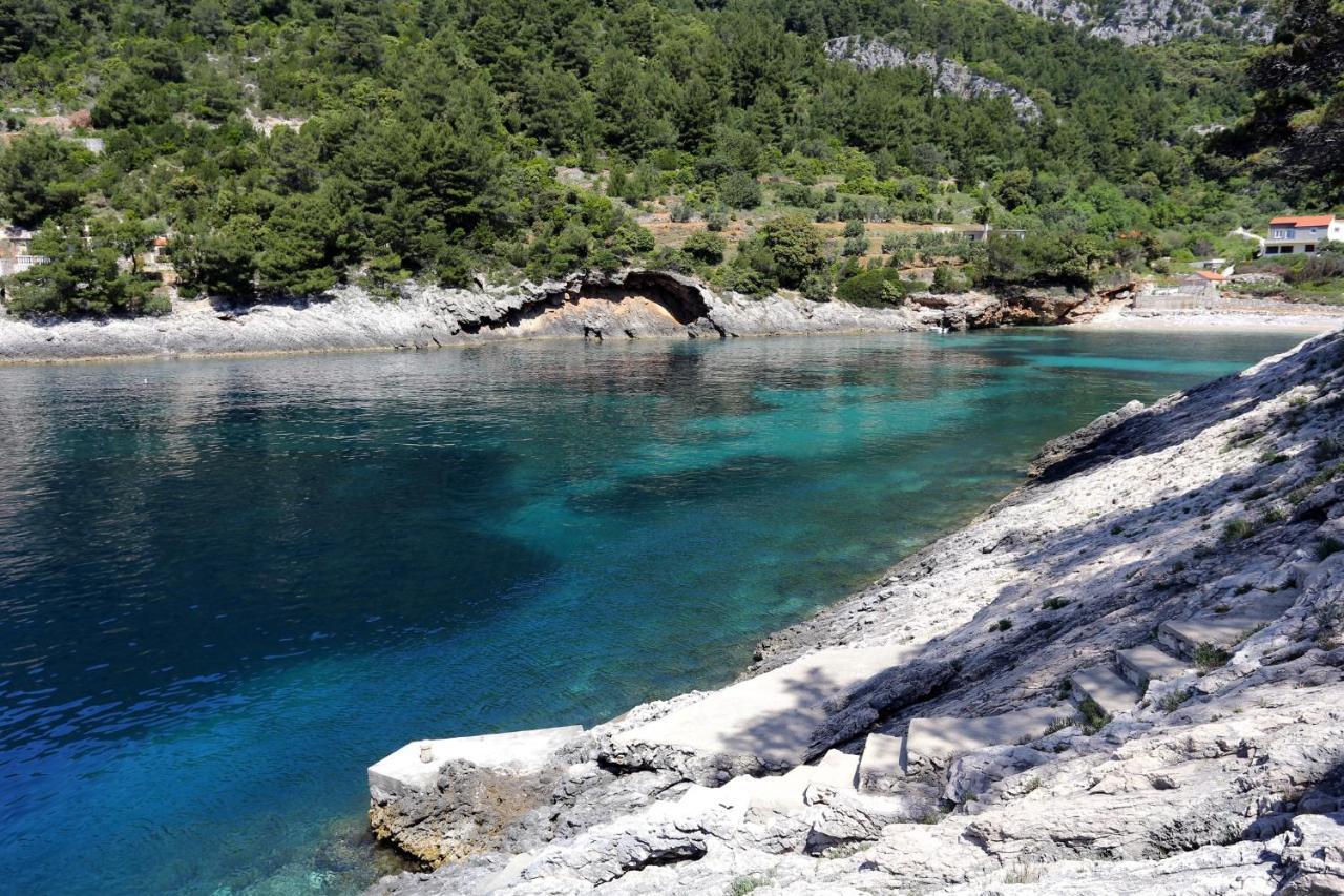 Secluded Fisherman'S Cottage Cove Bacva, Korcula - 9475 Pupnat المظهر الخارجي الصورة