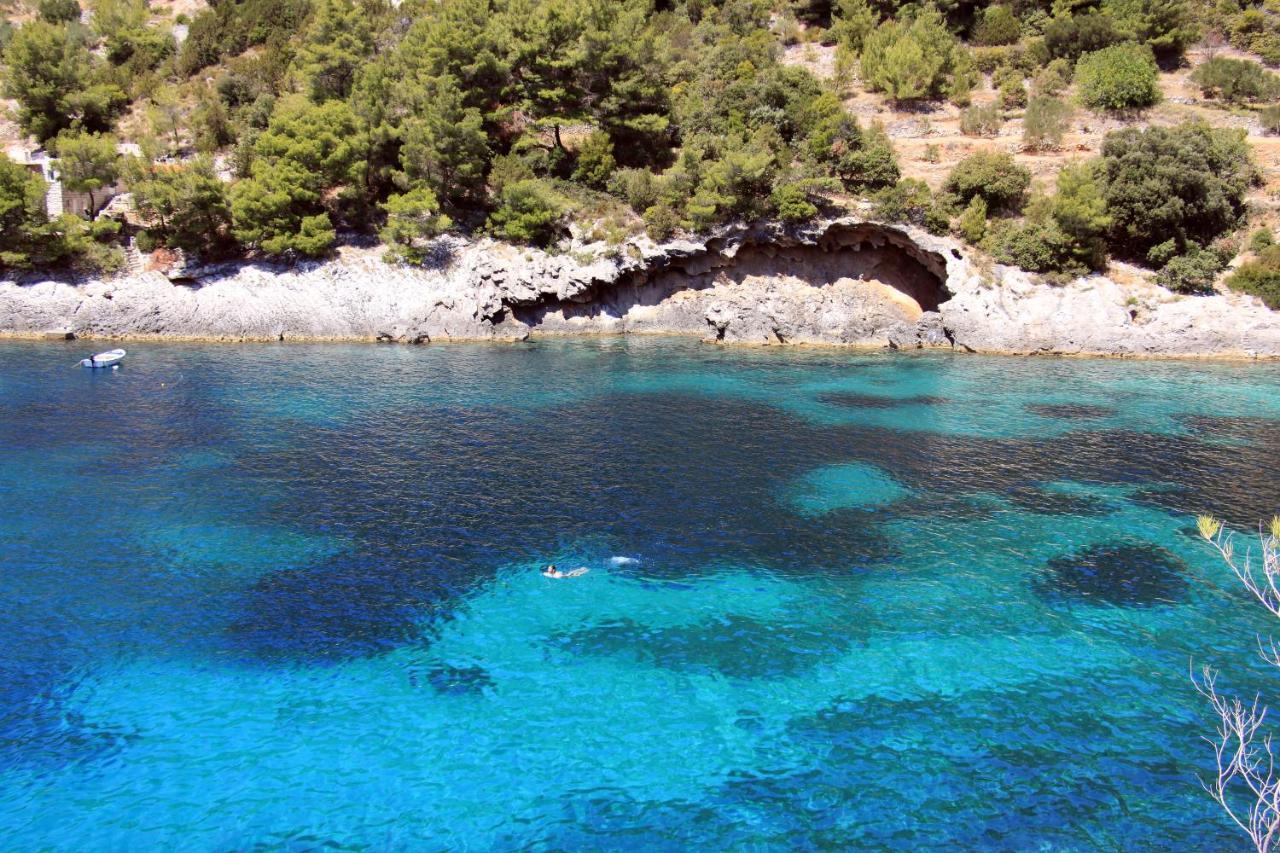Secluded Fisherman'S Cottage Cove Bacva, Korcula - 9475 Pupnat المظهر الخارجي الصورة